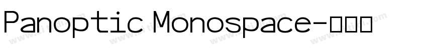 Panoptic Monospace字体转换